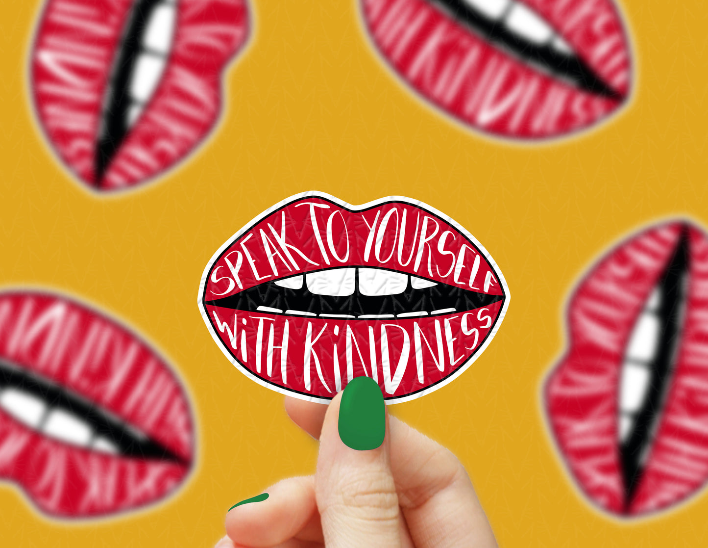 Speak To Yourself With Kindness Sticker