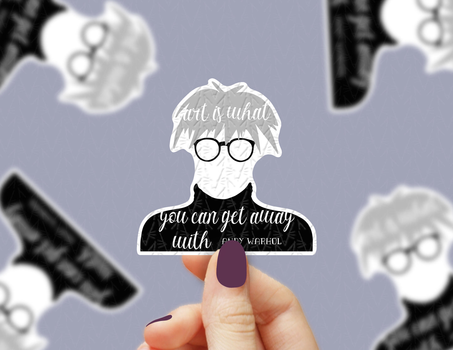 Get Away With Art Sticker