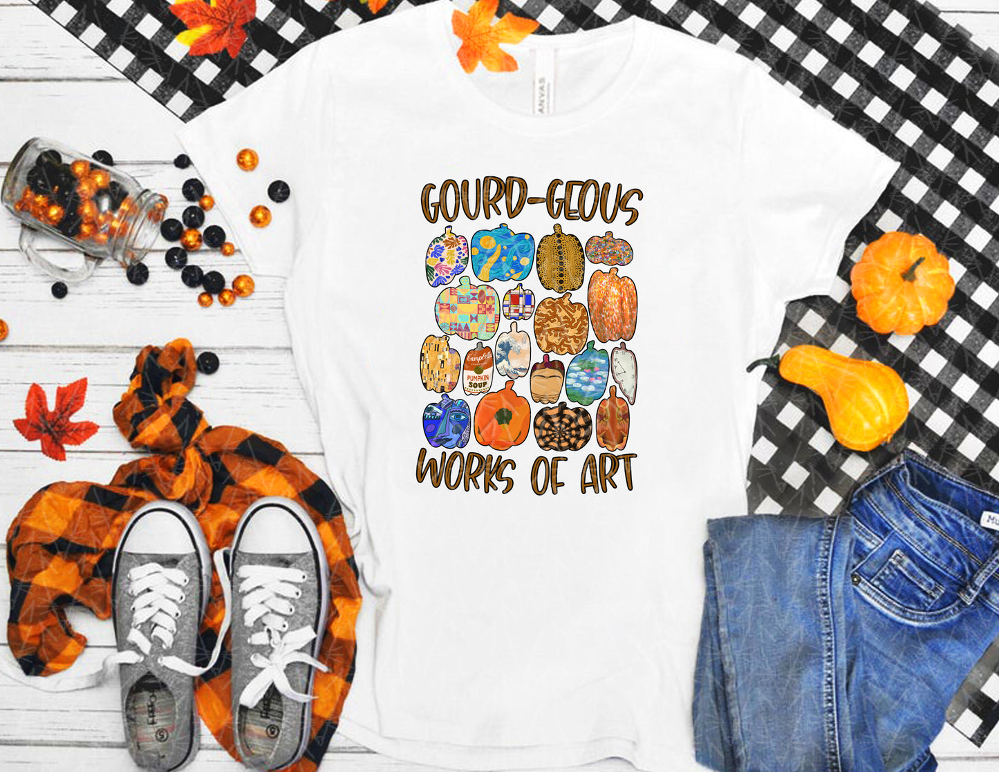 GOURDgeous Works of Art Shirt (Full Color Graphic)