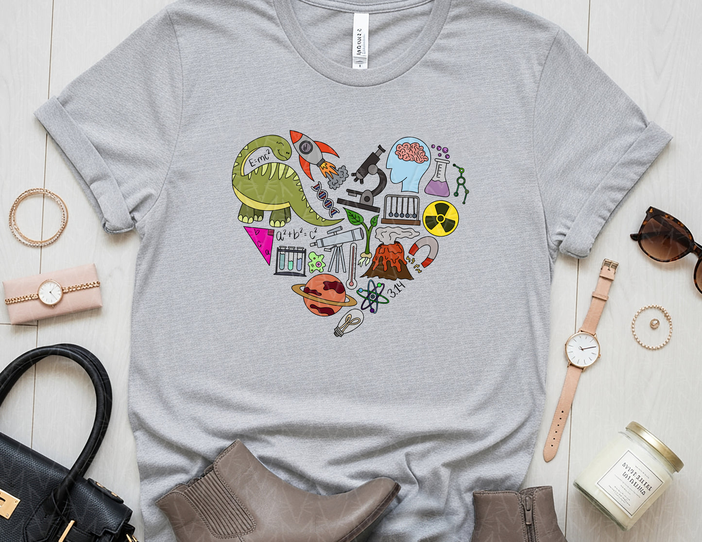 Scientific Myocardium Shirt (Full Color Graphic)