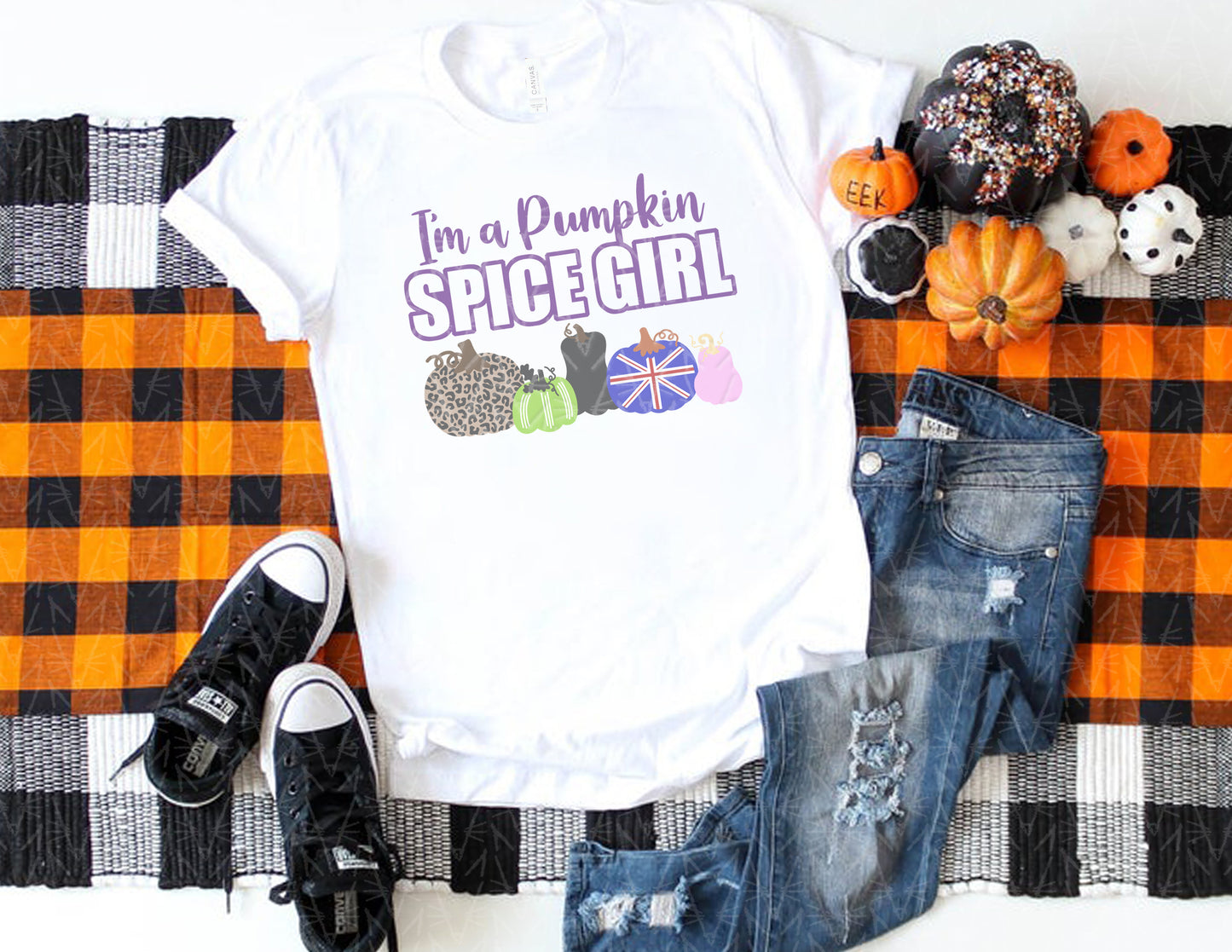 I'm a Pumpkin Spice Girl Shirt (Faded Color Graphic)