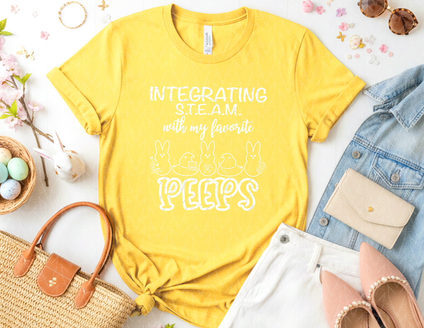 Integrating STEAM with My Favorite Peeps Shirt (White Graphic)