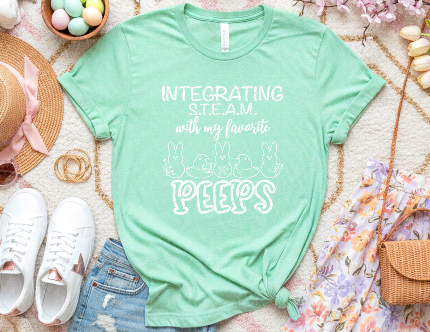 Integrating STEAM with My Favorite Peeps Shirt (White Graphic)