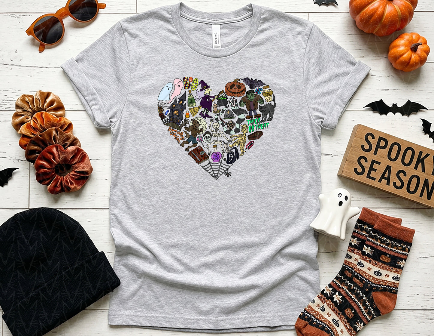 It's a Spooky Scary Kind of Love Shirt (Full Color Graphic)