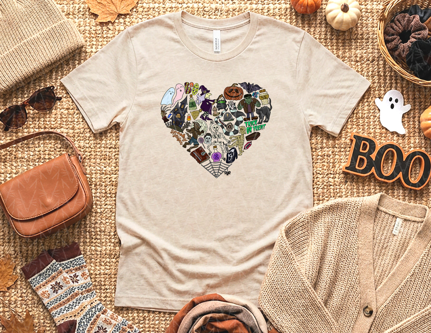 It's a Spooky Scary Kind of Love Shirt (Full Color Graphic)