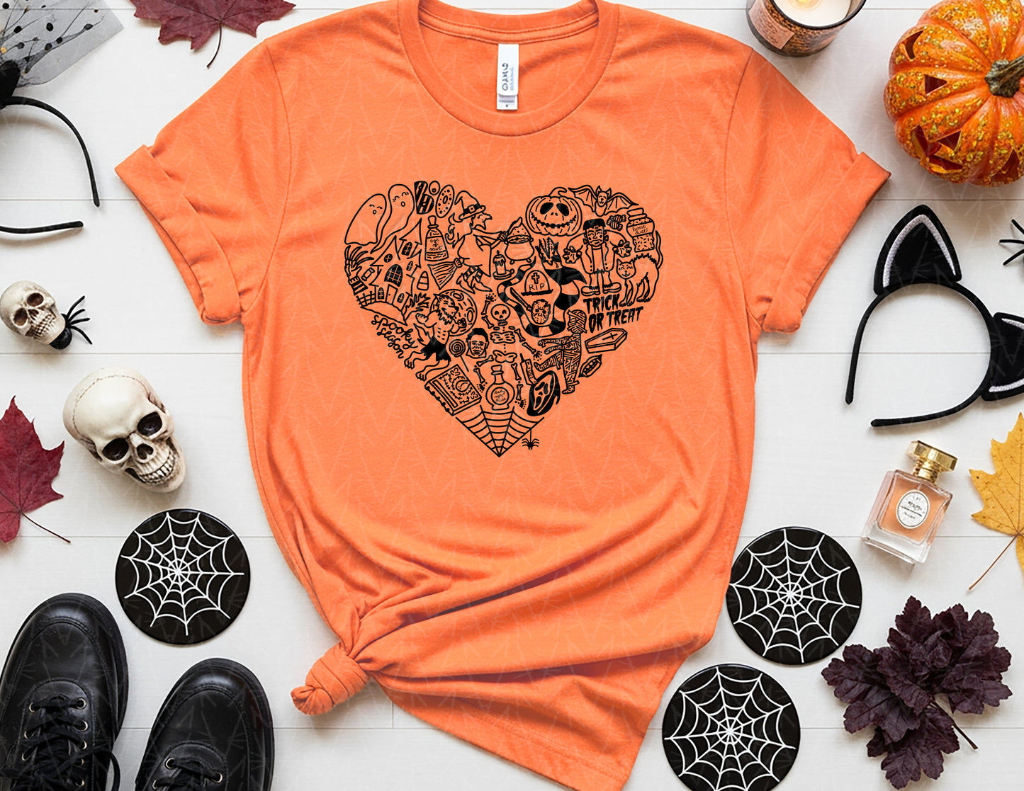 It's a Spooky Scary Kind of Love Shirt (Black Graphic)