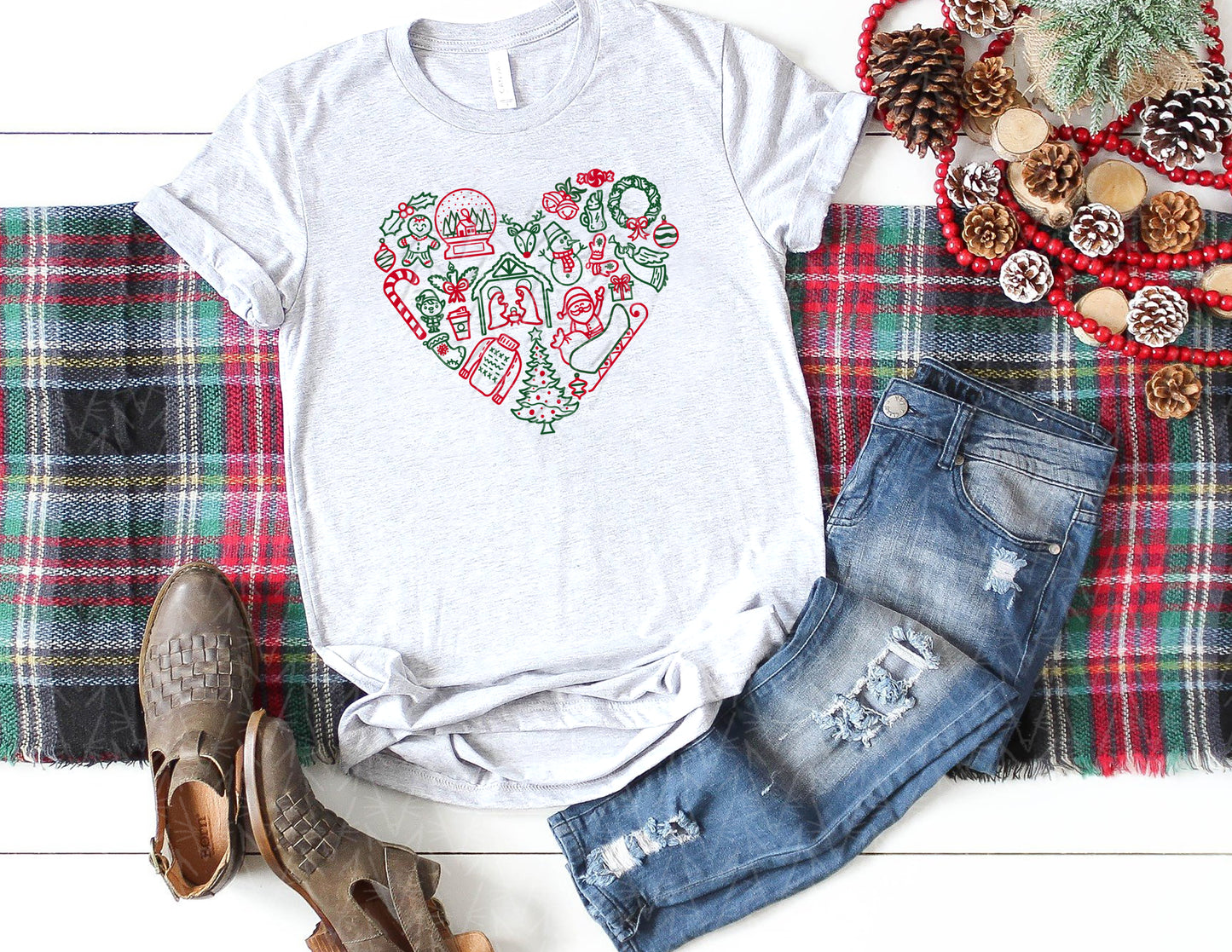 Keep Christmas in your Heart Shirt (Color Graphic) - CLOSET CLEANOUT SALE!