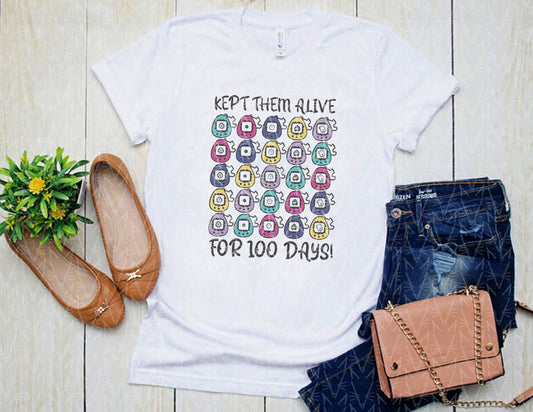 Kept Them Alive for 100 Days Shirt