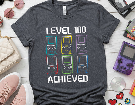 Level 100th Day Achieved Shirt