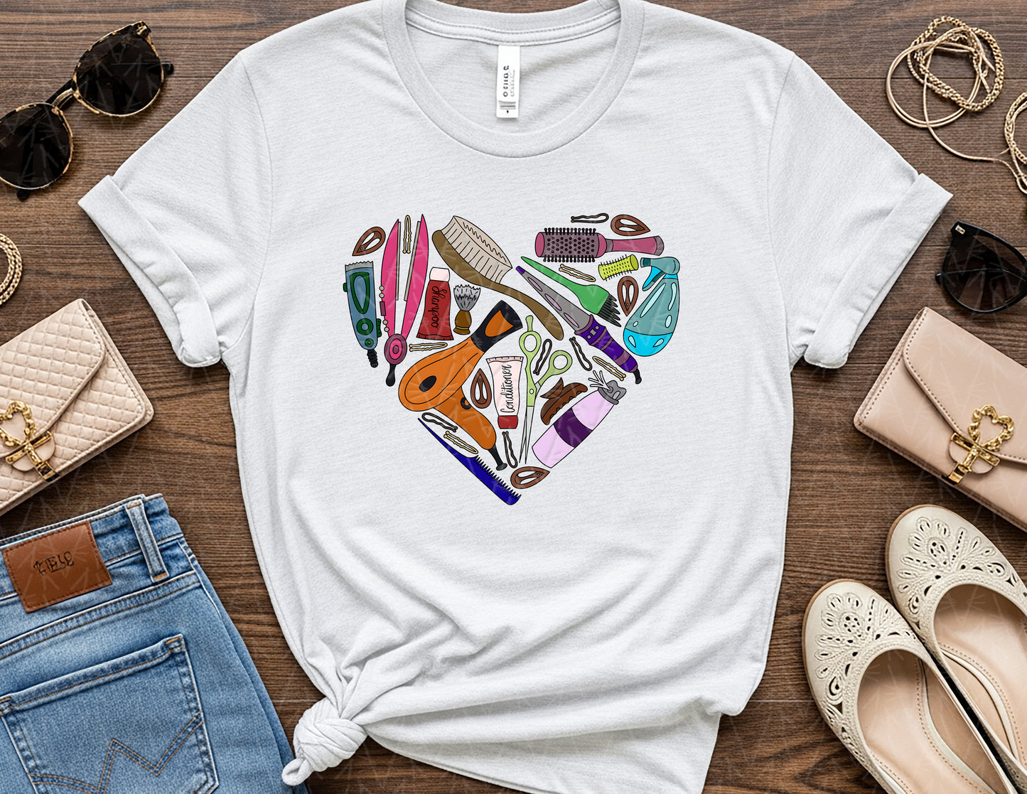 Love is in the Hair Shirt (Full Color Graphic)
