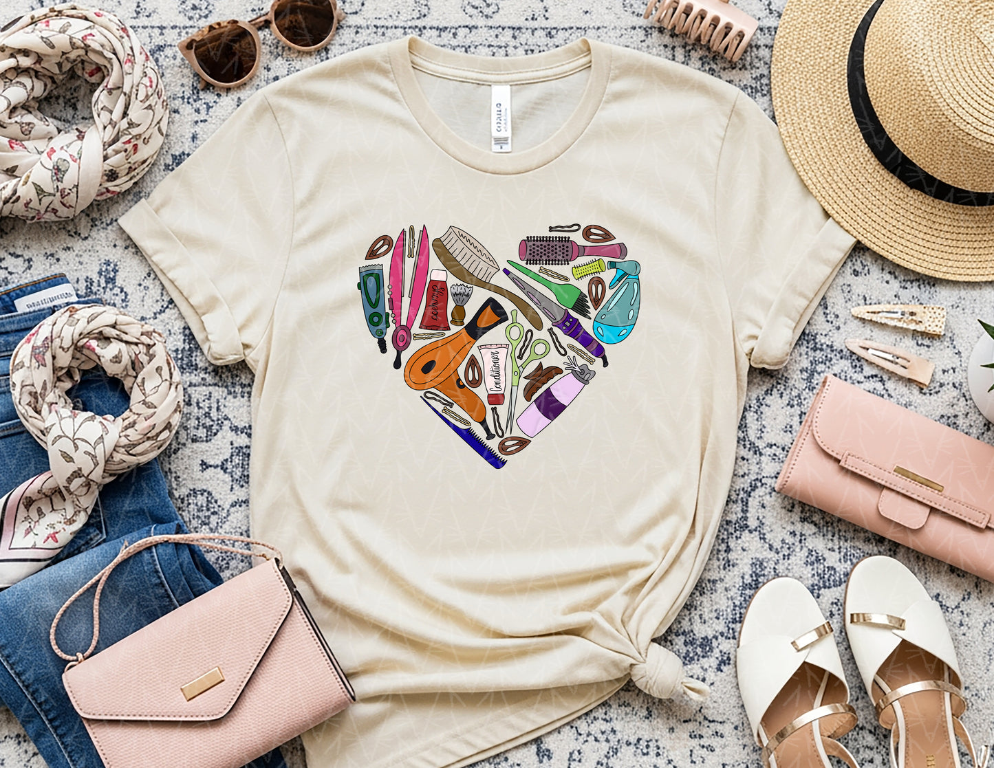 Love is in the Hair Shirt (Full Color Graphic)