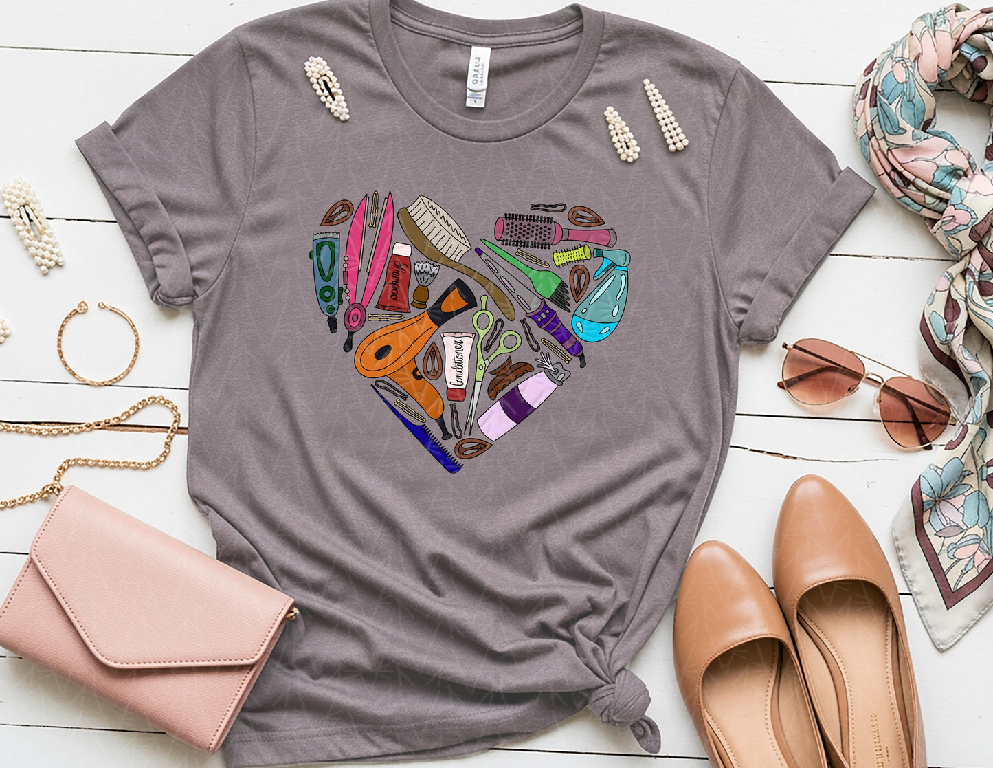 Love is in the Hair Shirt (Full Color Graphic)