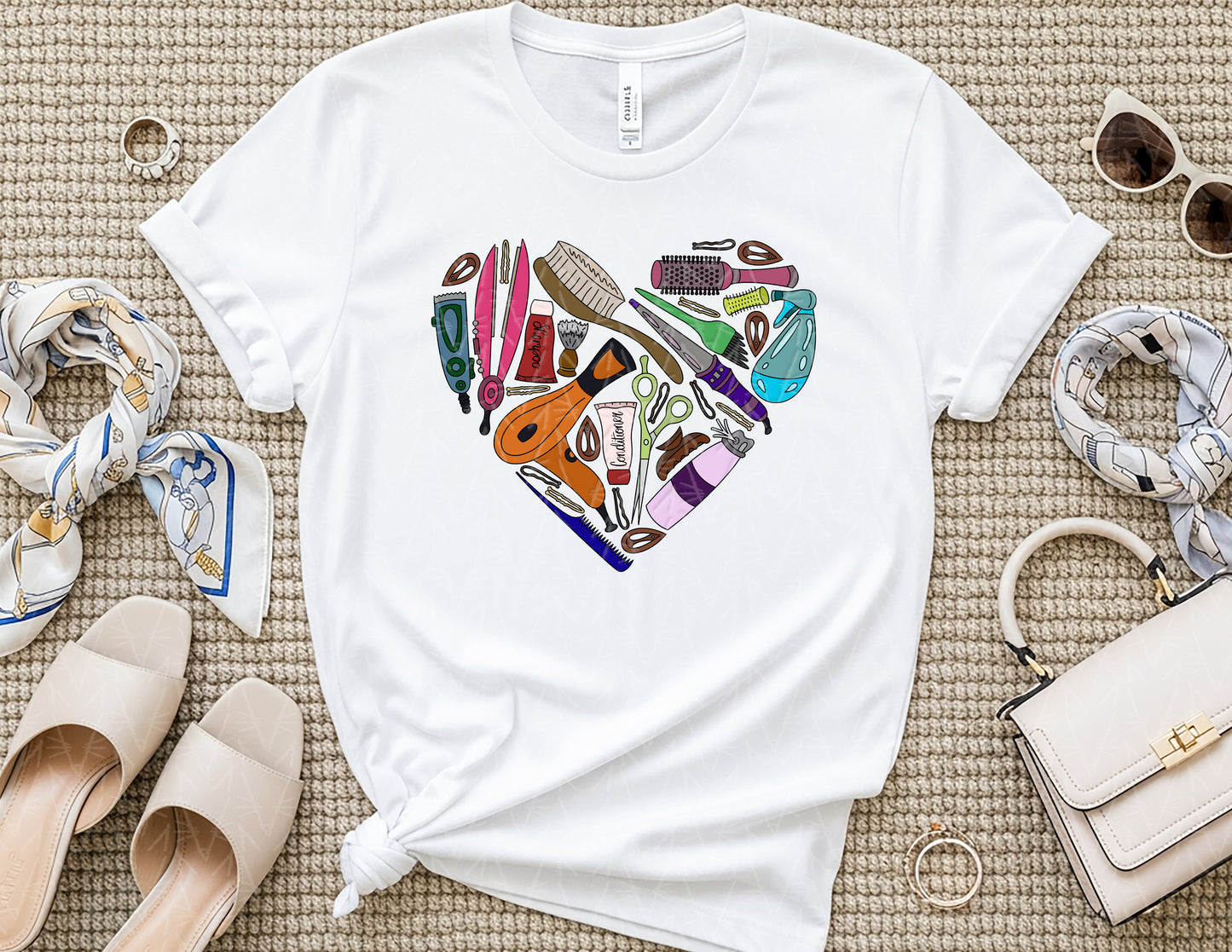 Love is in the Hair Shirt (Full Color Graphic)