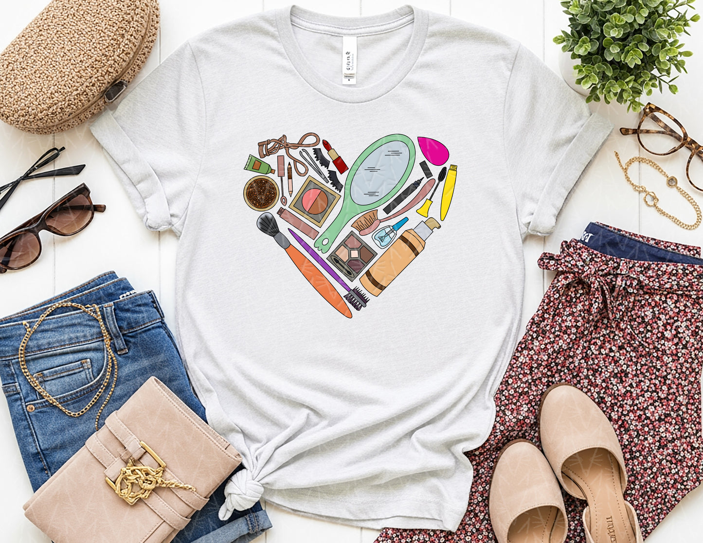 Makeup heARTIST Shirt (Full Color Graphic)