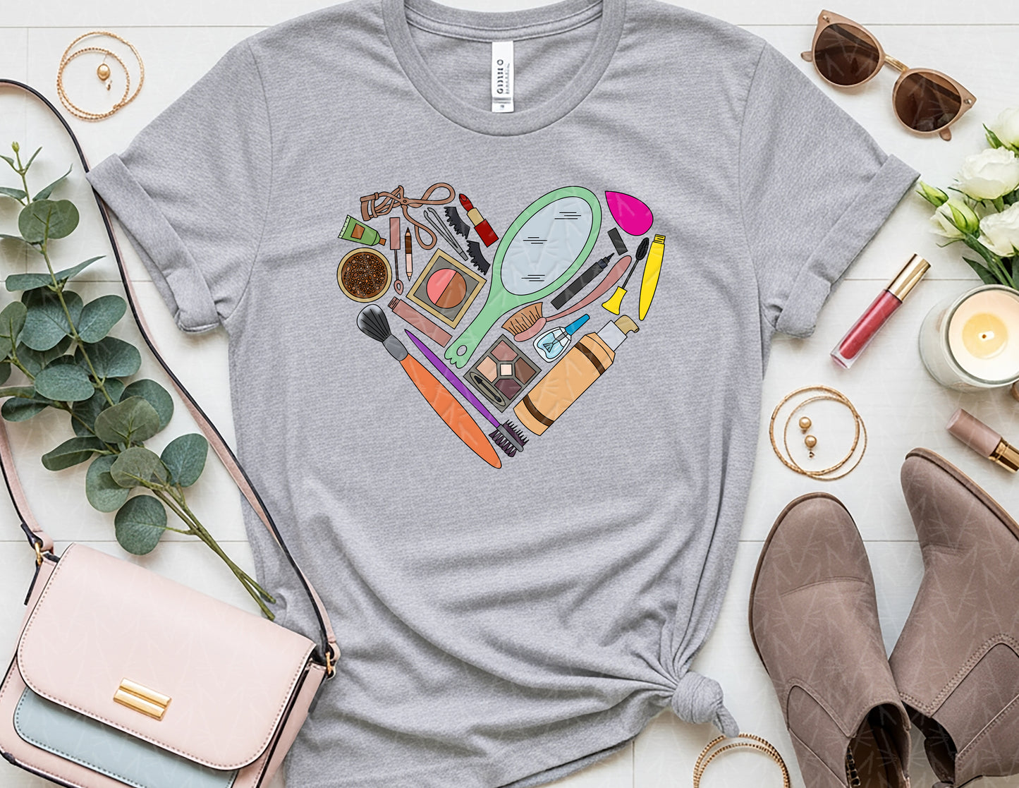 Makeup heARTIST Shirt (Full Color Graphic)