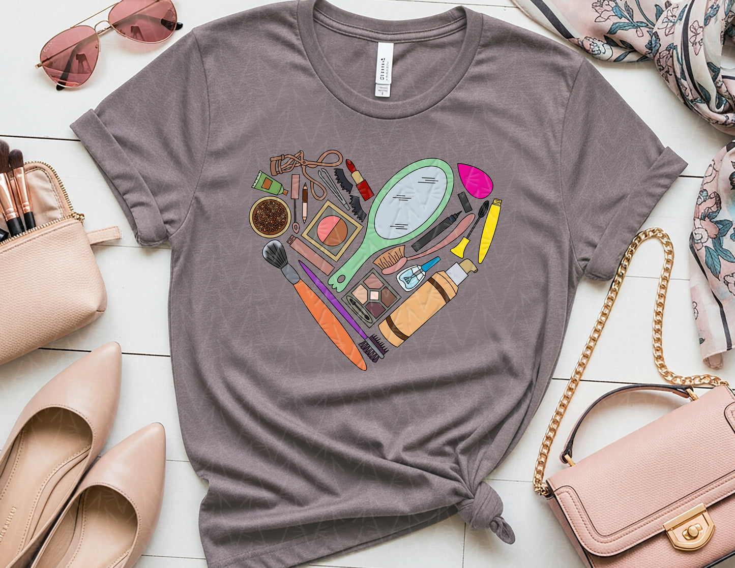 Makeup heARTIST Shirt (Full Color Graphic)