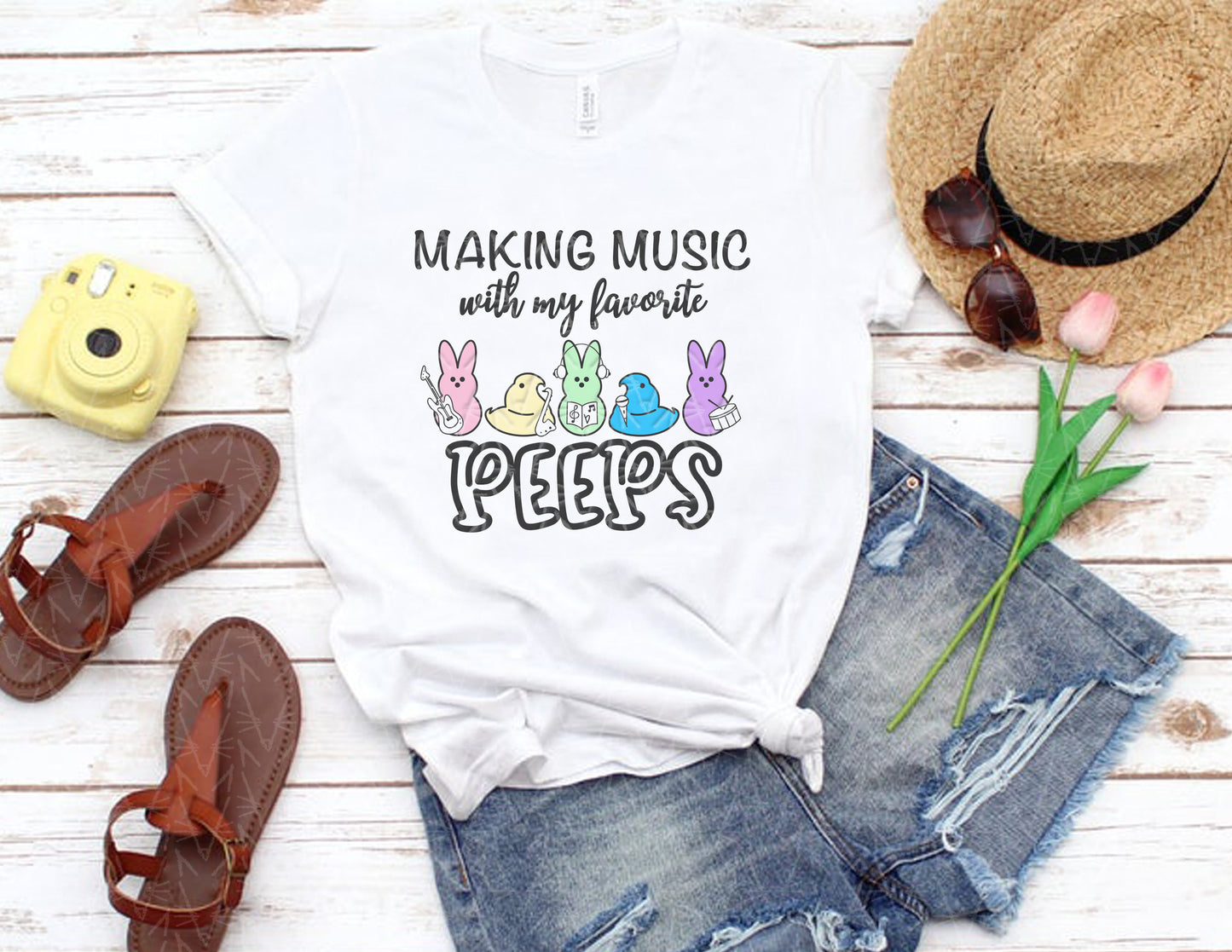 Making Music with My Favorite Peeps Shirt