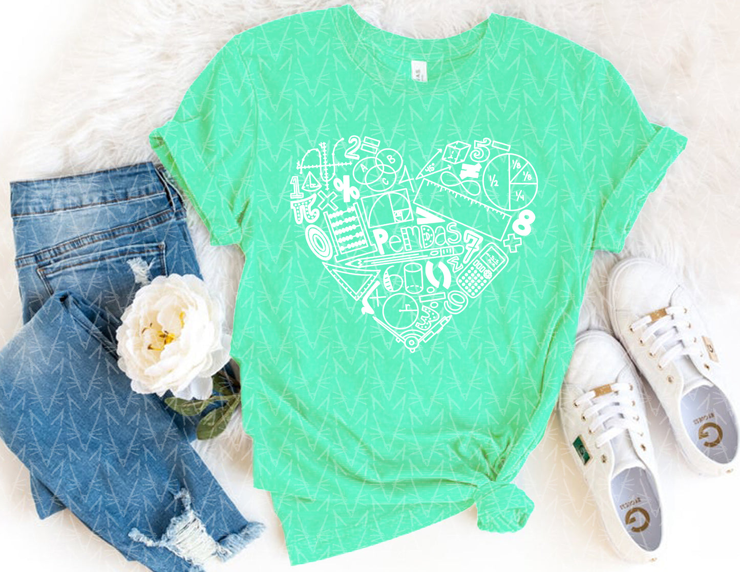 Add Some Love & Multiply It Shirt (Spring Color Combo)