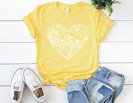 Add Some Love & Multiply It Shirt (Spring Color Combo)