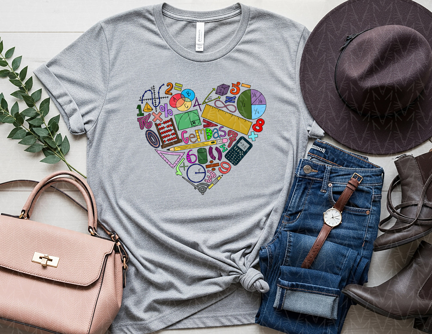 Add Some Love & Multiply It Shirt (Full Color [GEMDAS] Graphic)