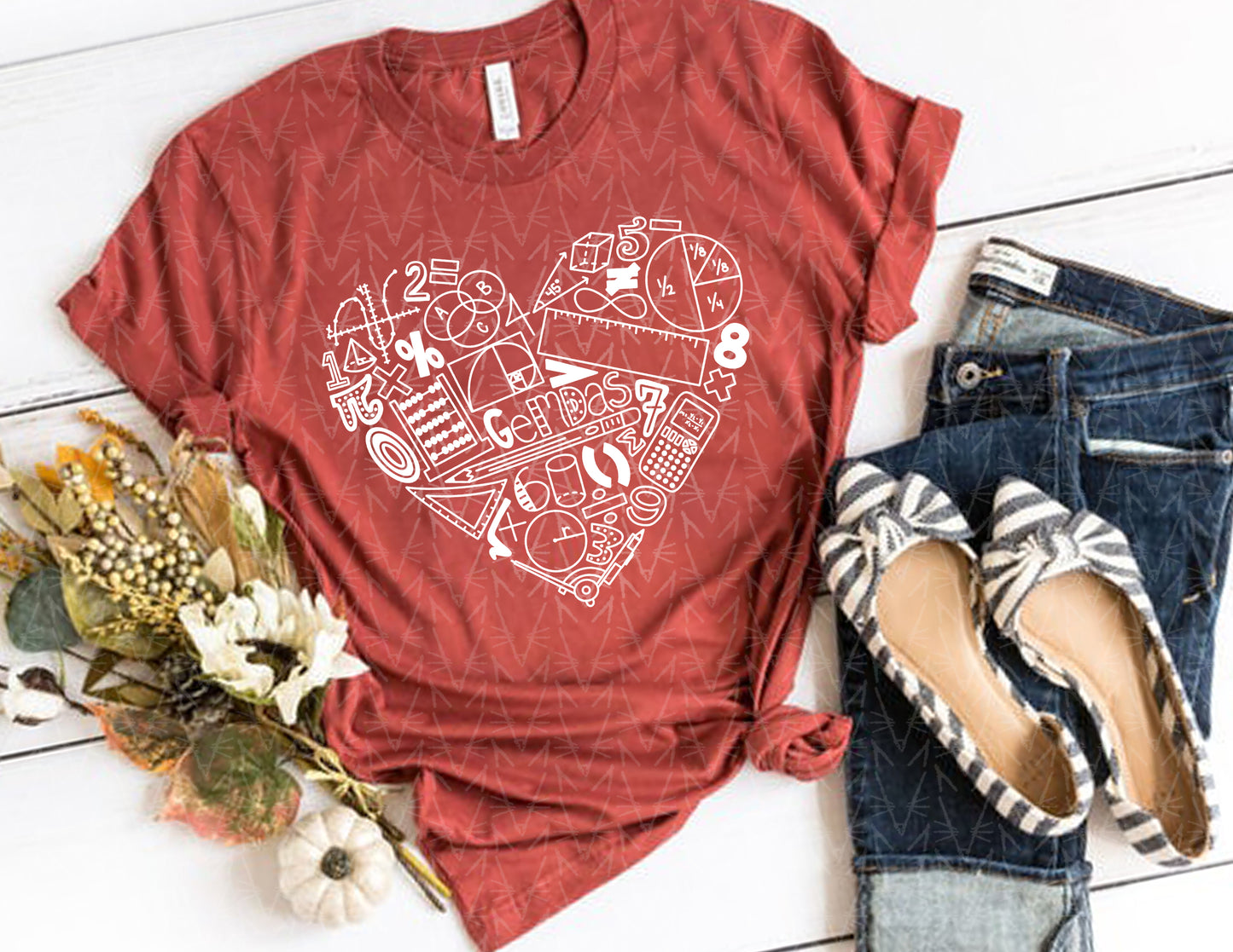 Add Some Love & Multiply It Shirt (White Graphic)