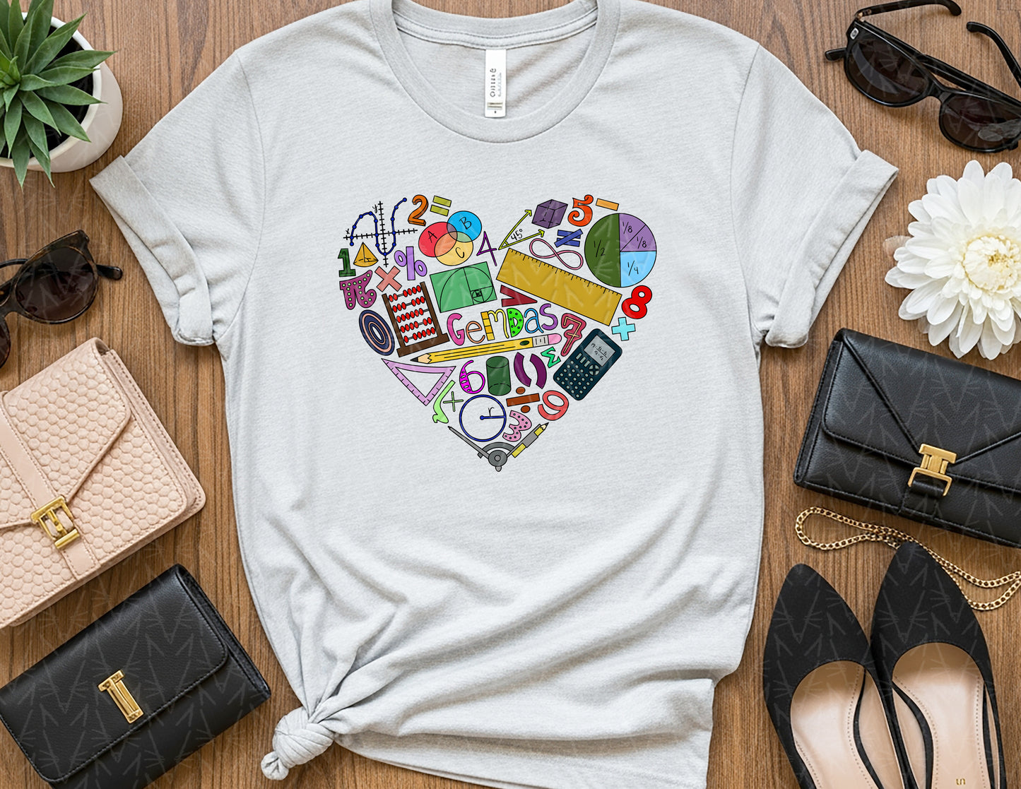 Add Some Love & Multiply It Shirt (Full Color [GEMDAS] Graphic)