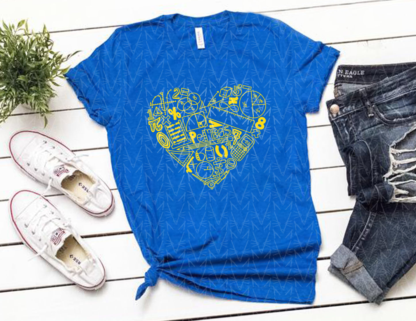 Add Some Love & Multiply It Shirt (School Color Combo)