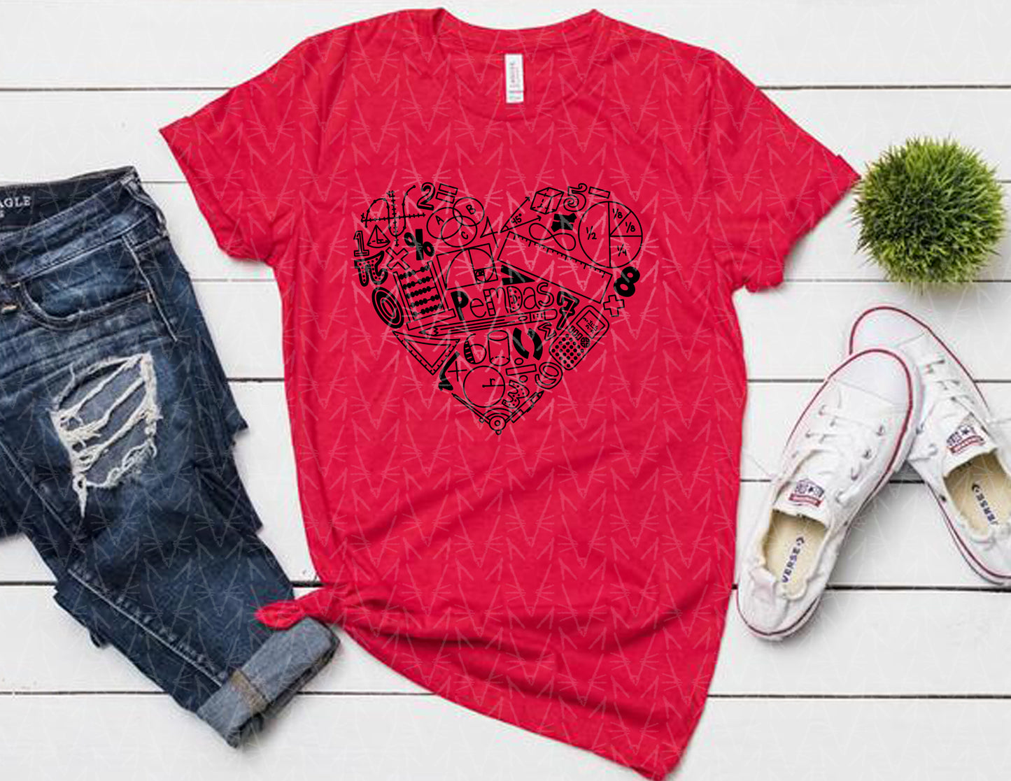 Add Some Love & Multiply It Shirt (School Color Combo)