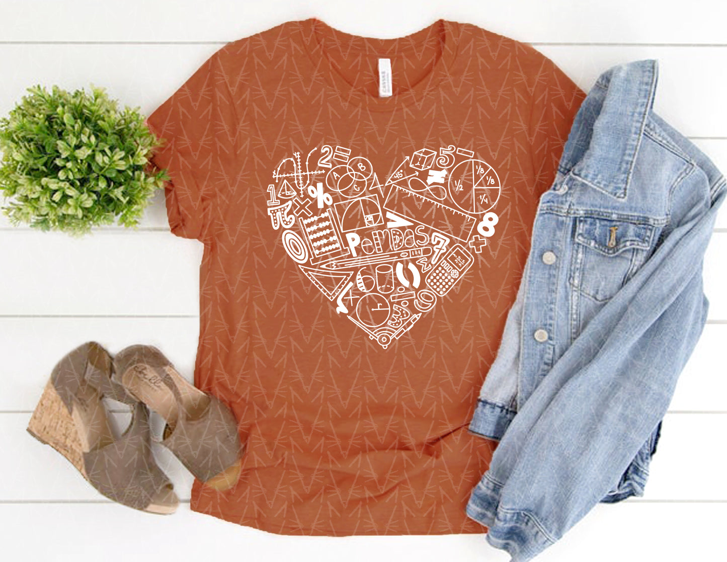 Add Some Love & Multiply It Shirt (School Color Combo)