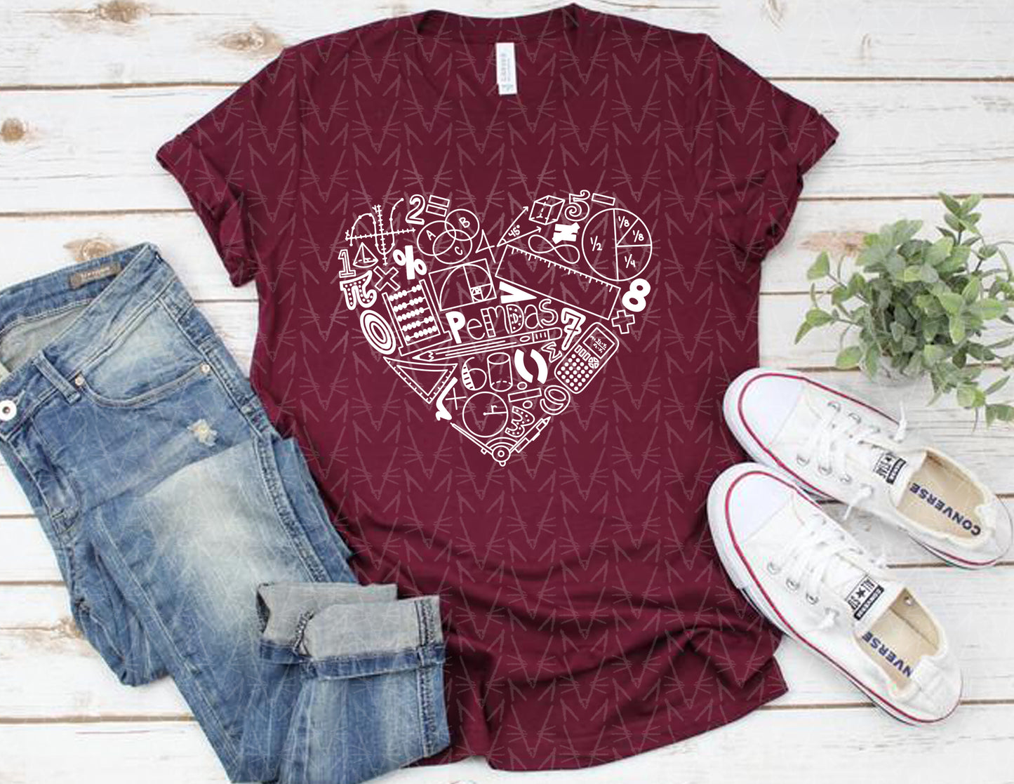 Add Some Love & Multiply It Shirt (School Color Combo)