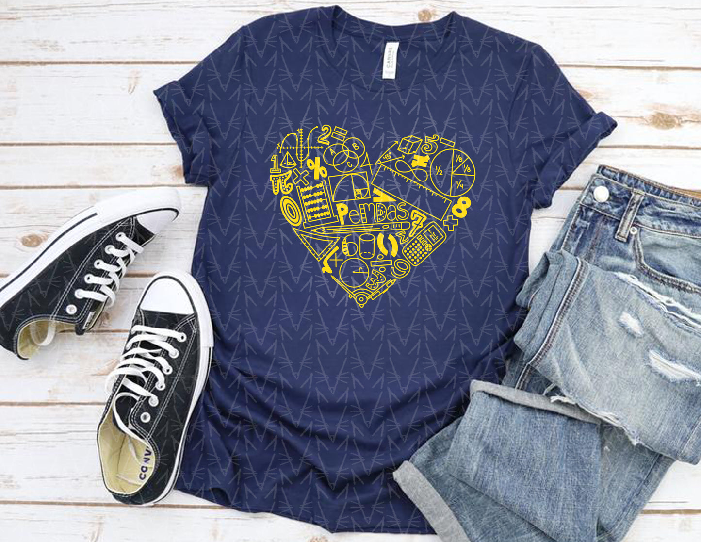 Add Some Love & Multiply It Shirt (School Color Combo)