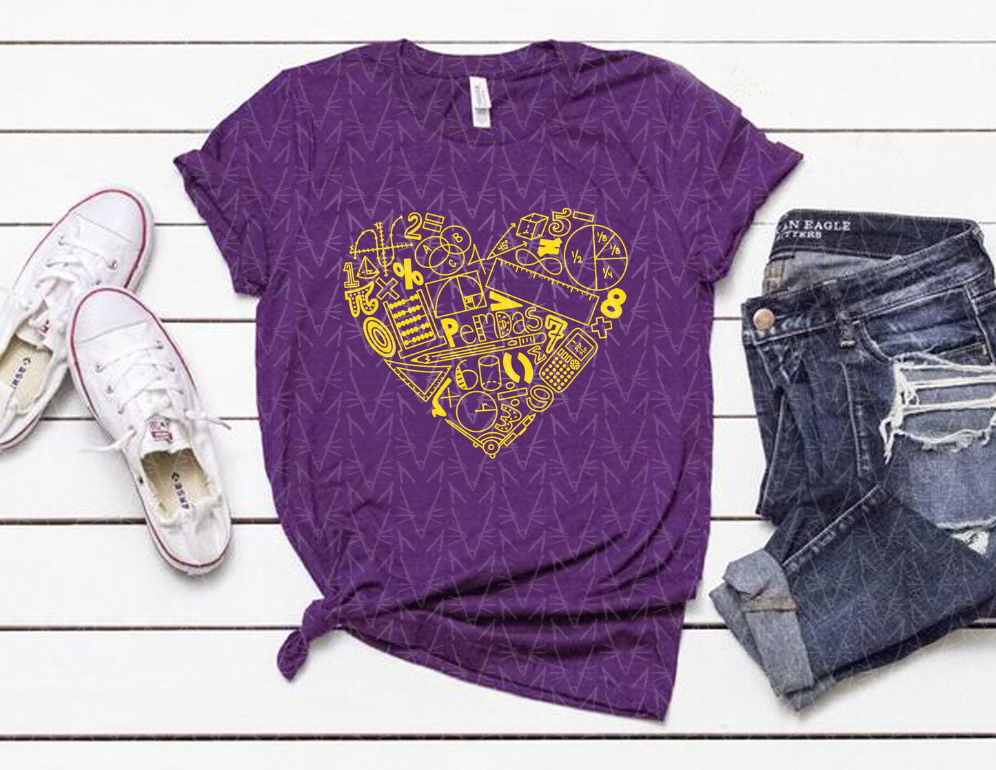 Add Some Love & Multiply It Shirt (School Color Combo)