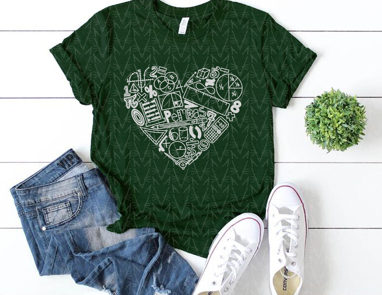 Add Some Love & Multiply It Shirt (School Color Combo)