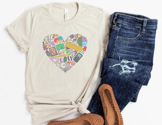 Add Some Love & Multiply It Shirt (Faded Color Graphic)