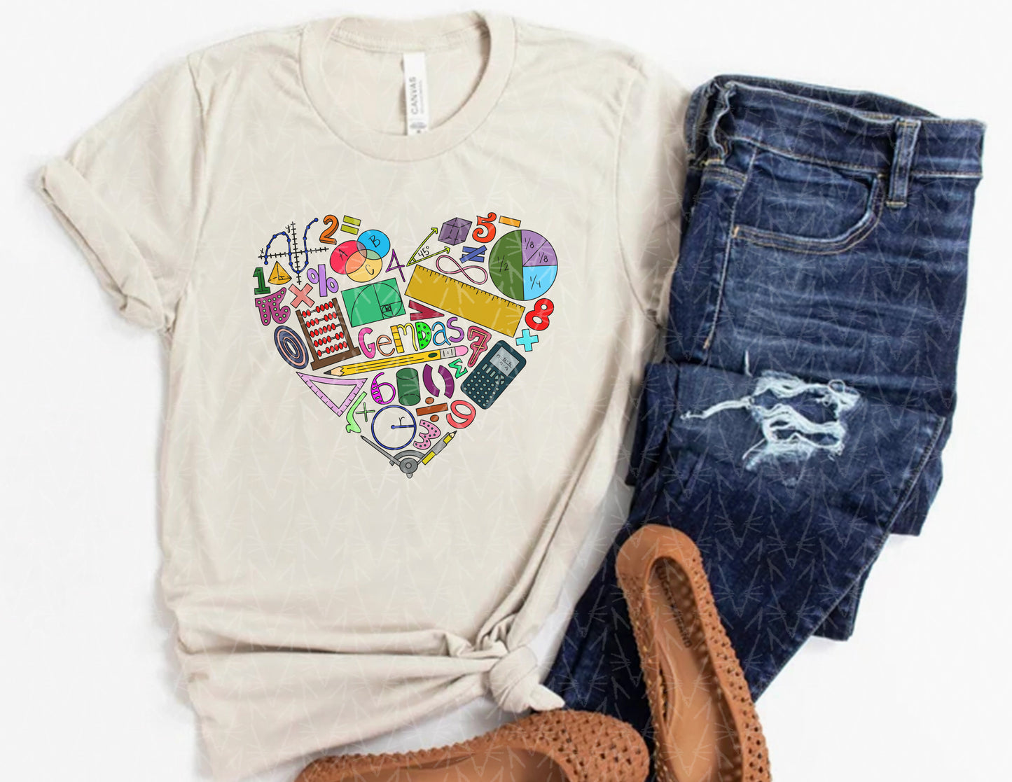 Add Some Love & Multiply It Shirt (Full Color Graphic)