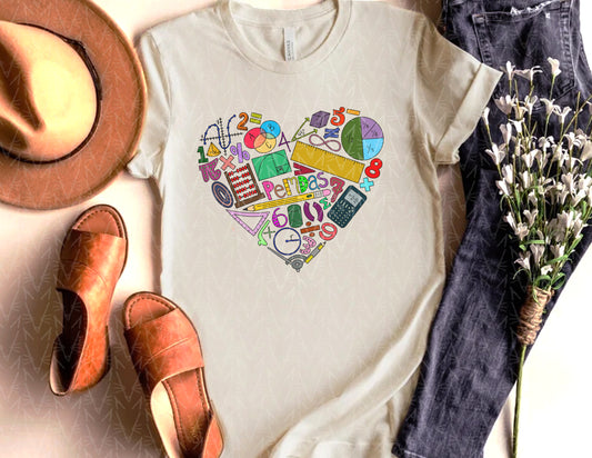 Add Some Love & Multiply It Shirt (Full Color Graphic)