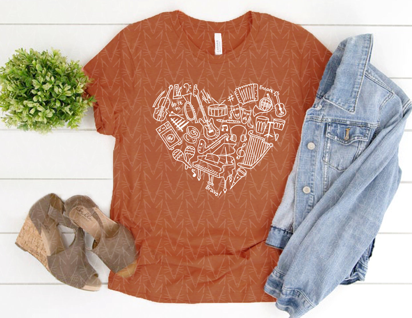 Song In Your Heart Shirt (School Color Combo)