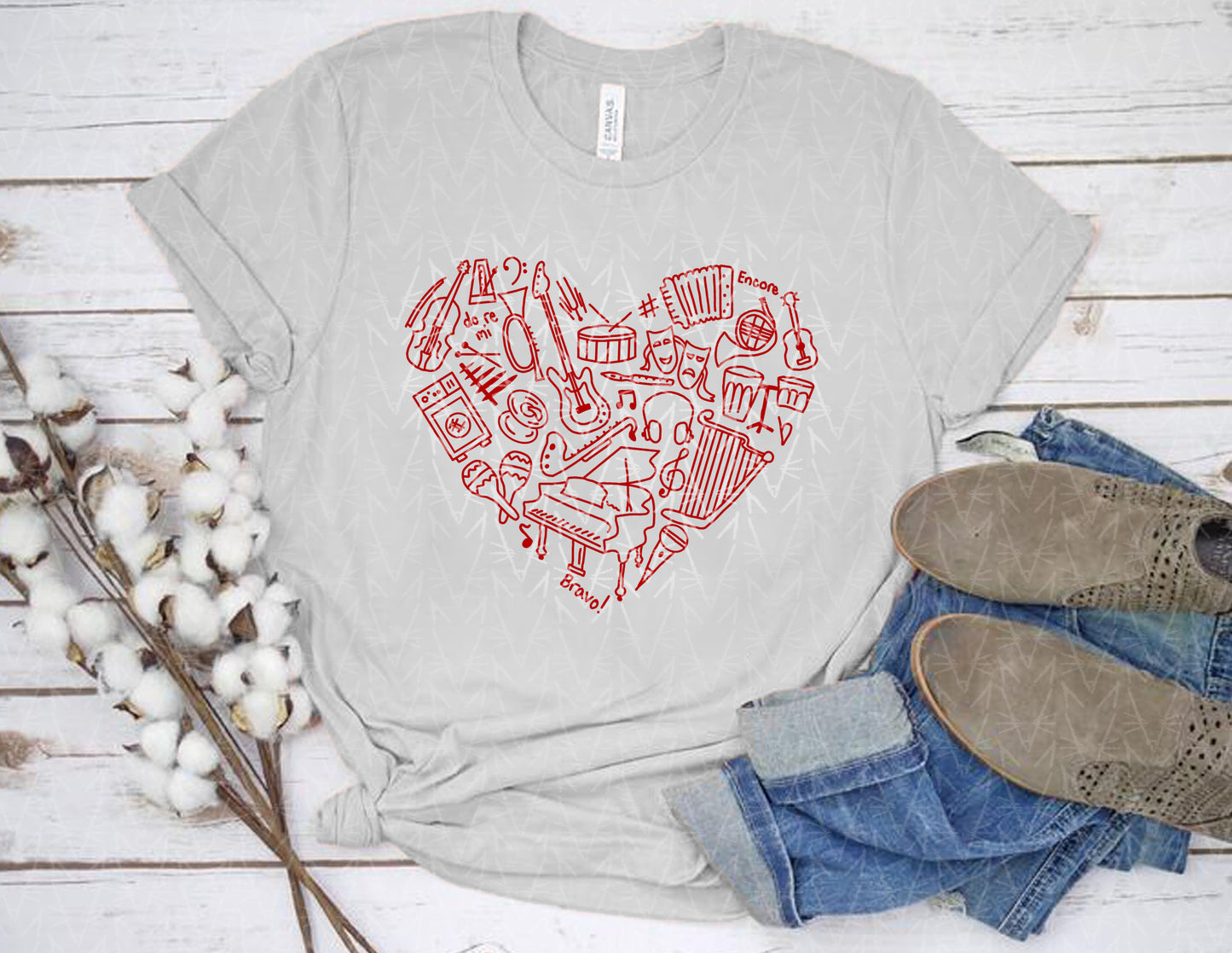 Song In Your Heart Shirt (School Color Combo)