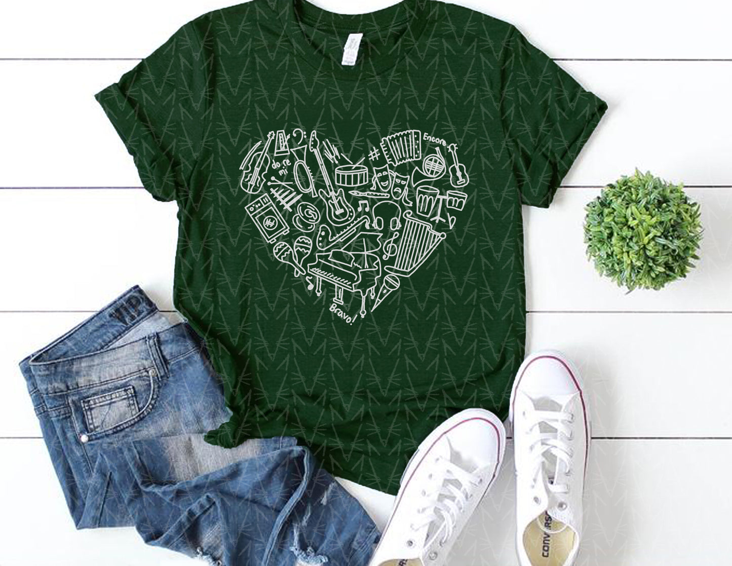 Song In Your Heart Shirt (School Color Combo)