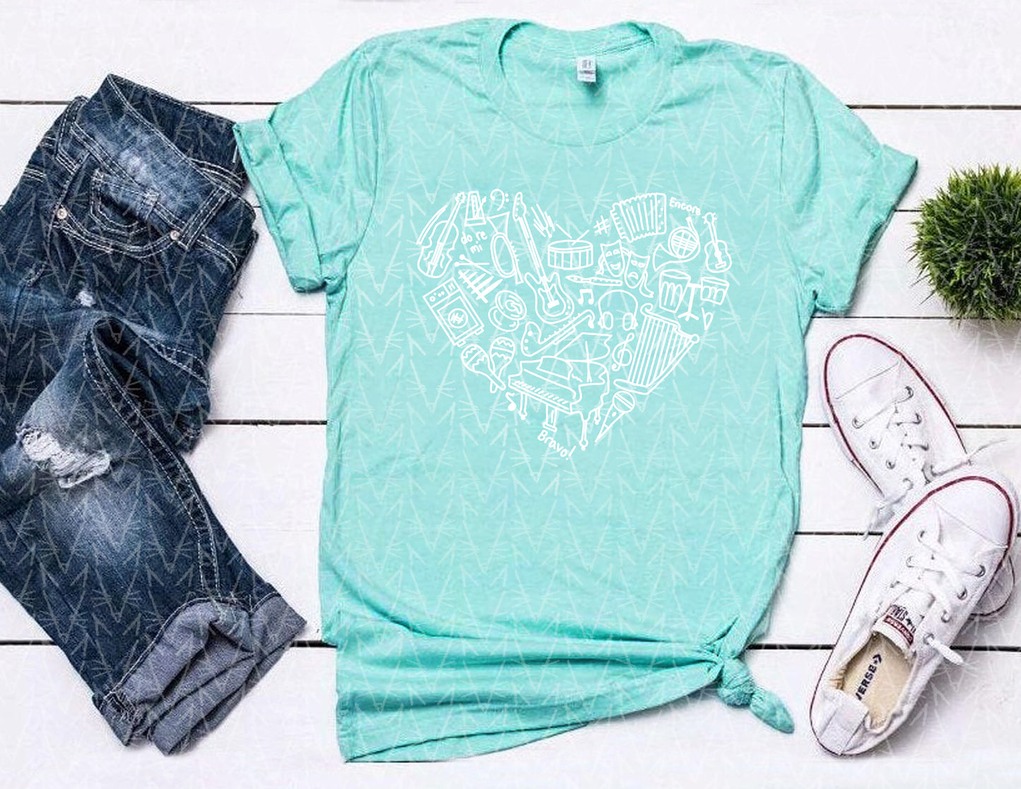 Song In Your Heart Shirt (Spring Color Combo)