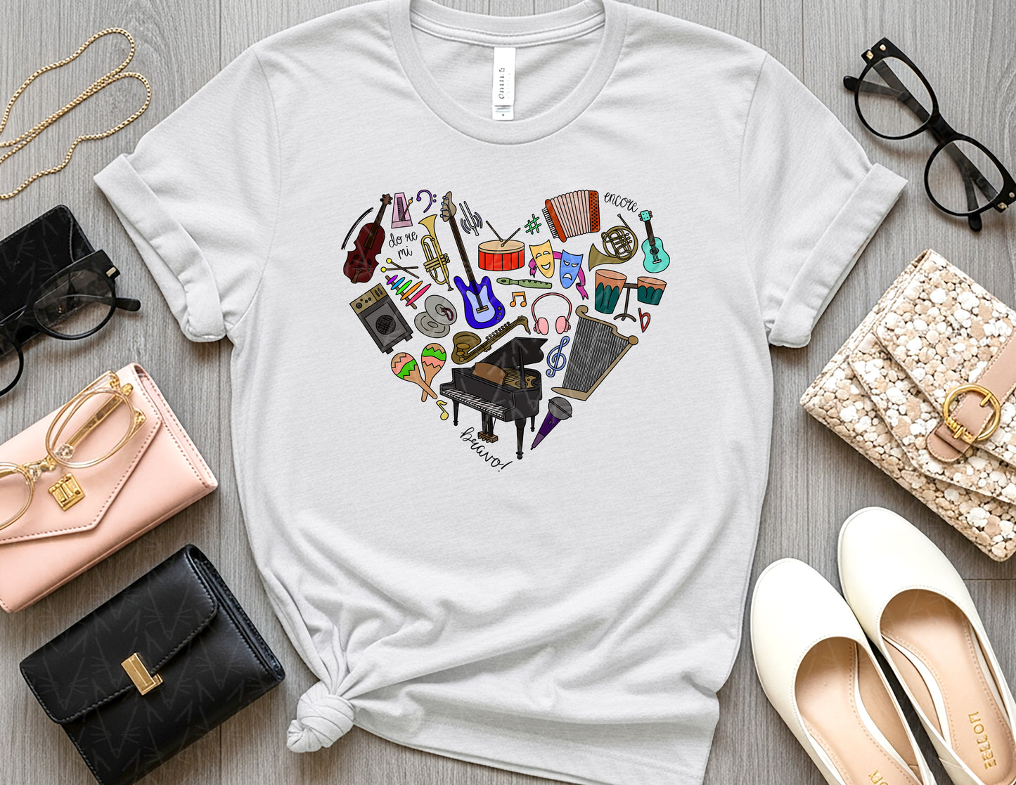 Song In Your Heart Shirt (Full Color Graphic)