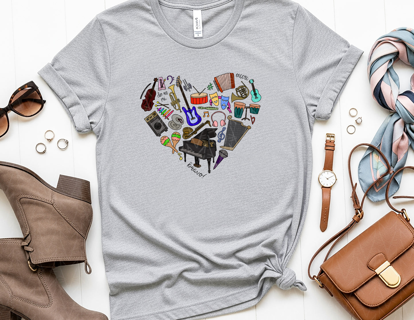 Song In Your Heart Shirt (Full Color Graphic)