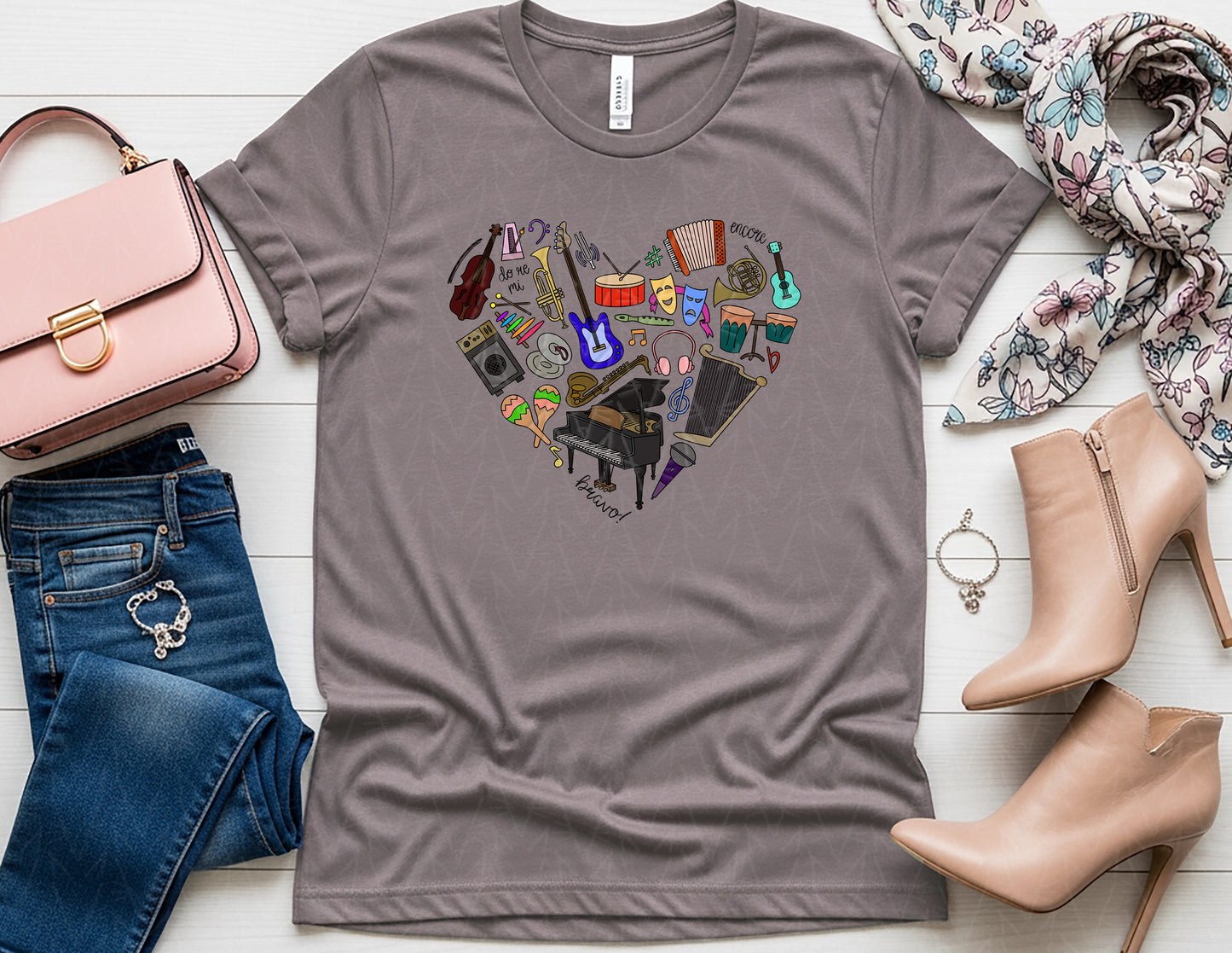 Song In Your Heart Shirt (Full Color Graphic)