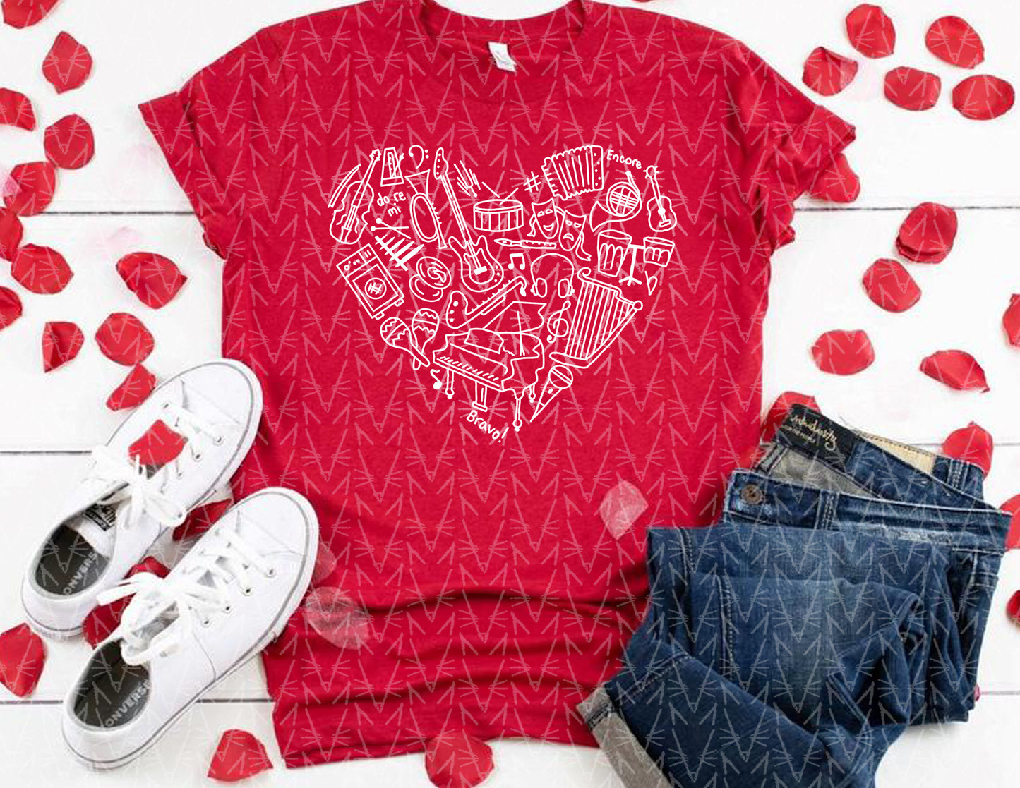 Song In Your Heart Shirt (Valentine's Color Combo)