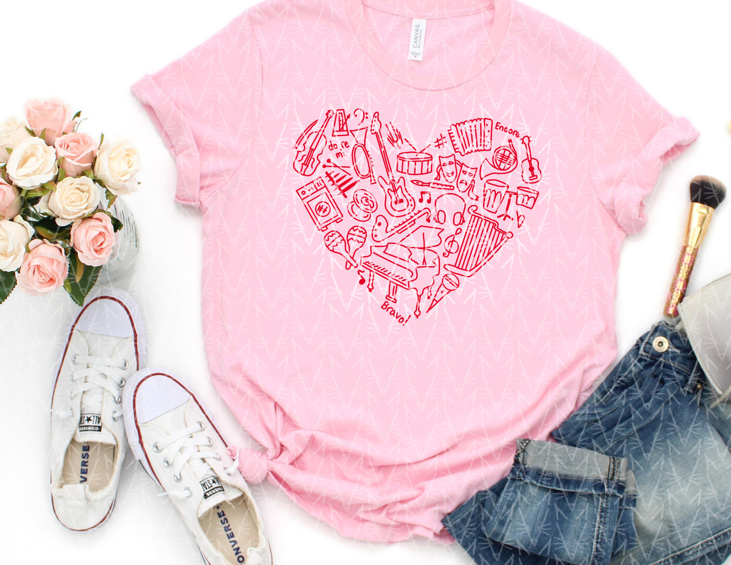 Song In Your Heart Shirt (Valentine's Color Combo)