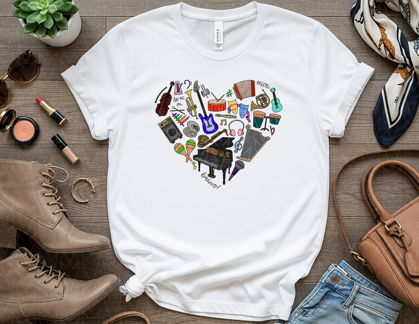 Song In Your Heart Shirt (Full Color Graphic)