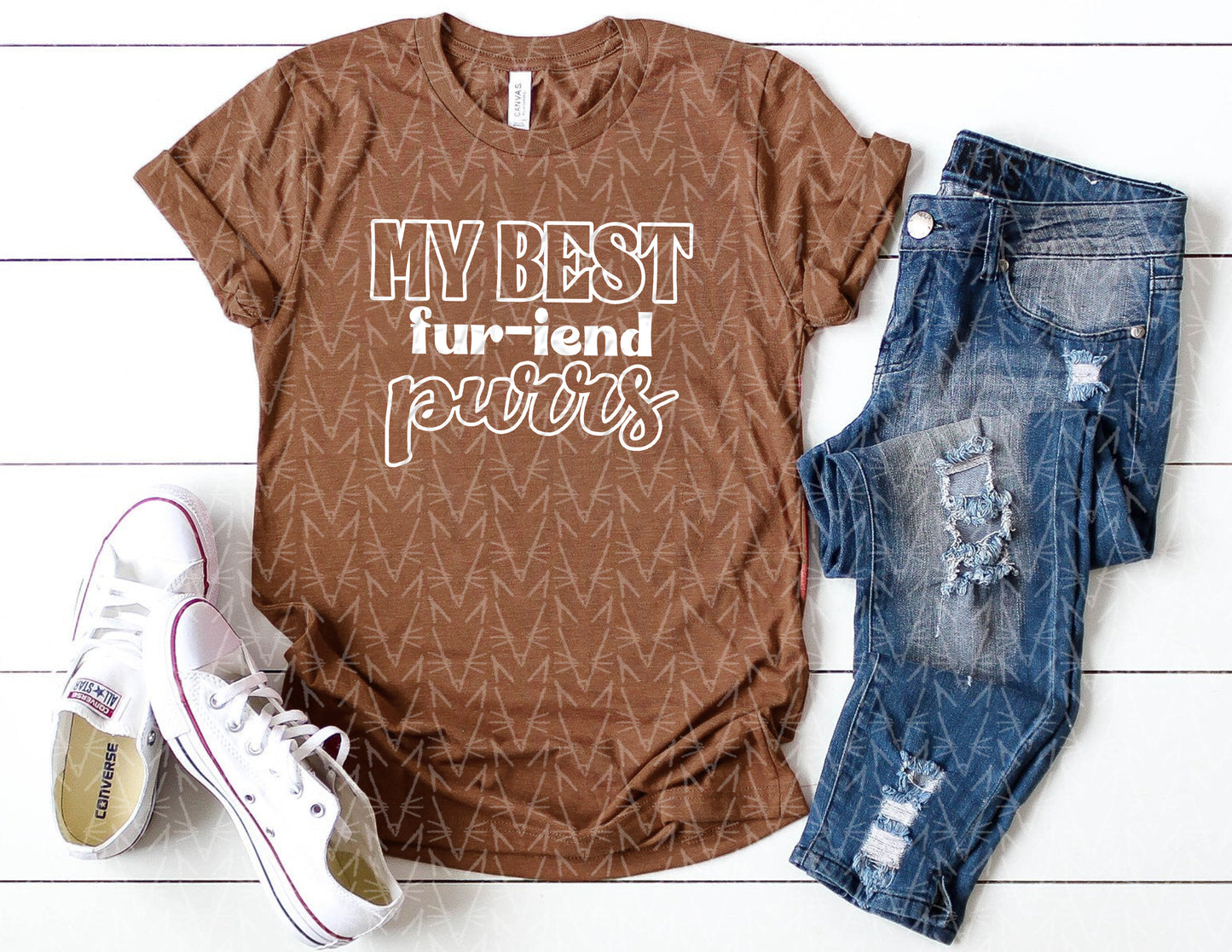 My Best Fur-iend Purrs Shirt