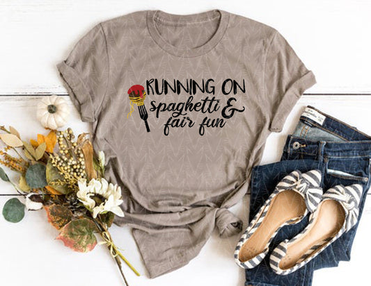 Running on Spaghetti & Fair Fun Shirt