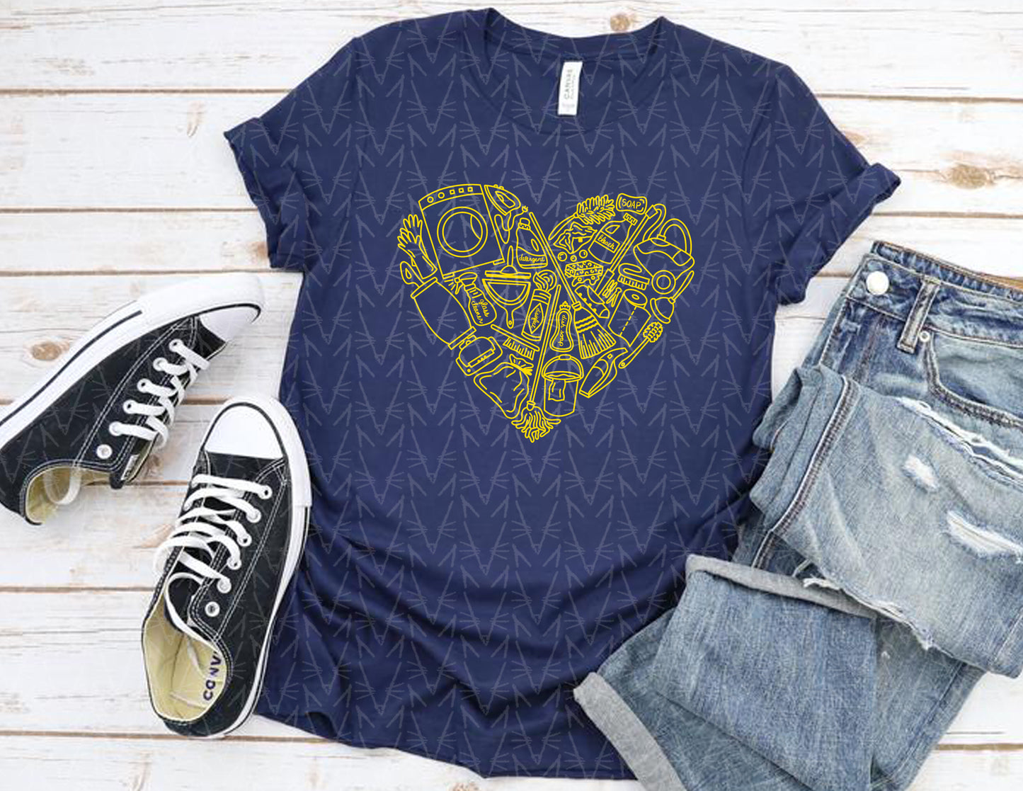 Squeaky Clean Love Shirt (School Color Combo)