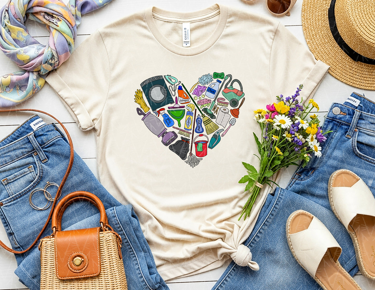 Squeaky Clean Love Shirt (Full Color Graphic)